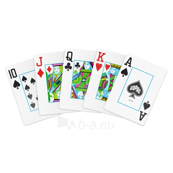 Žaidimo kortos Copag 1546 Elite Poker size - Jumbo index (auksinės) paveikslėlis 4 iš 8