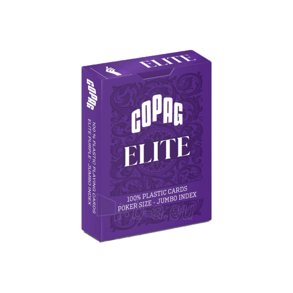 Žaidimo kortos Copag 1546 Elite Poker size - Jumbo index (purpurinės) paveikslėlis 11 iš 11