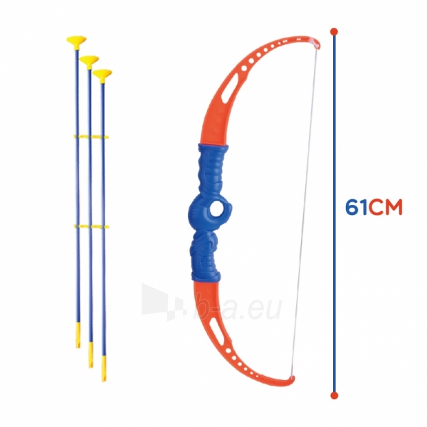 Žaislinis lankas su strėlėmis ir taikiniu paveikslėlis 5 iš 5