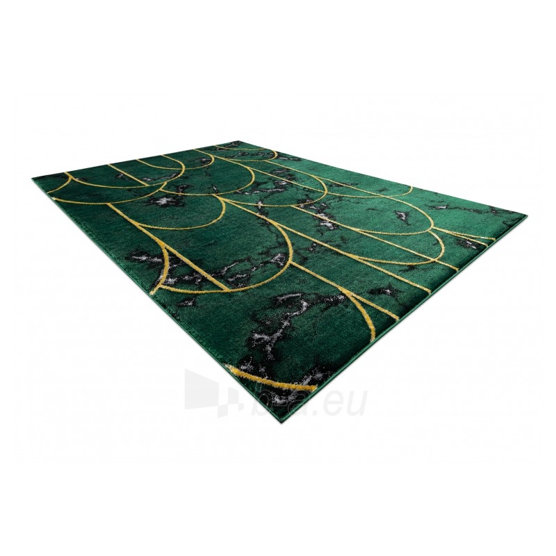 Žalias kilimas su aukso akcentais EMERALD Art deco | 120x170 cm paveikslėlis 4 iš 16