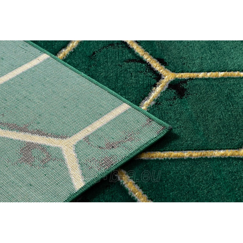 Žalios spalvos kilimas su auksto akcentais EMERALD Glamour | 120x170 cm paveikslėlis 15 iš 16