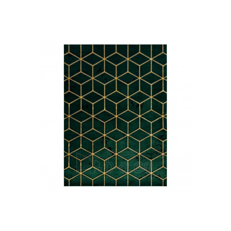 Žalios spalvos kilimas su auksto akcentais EMERALD Glamour | 120x170 cm paveikslėlis 5 iš 16