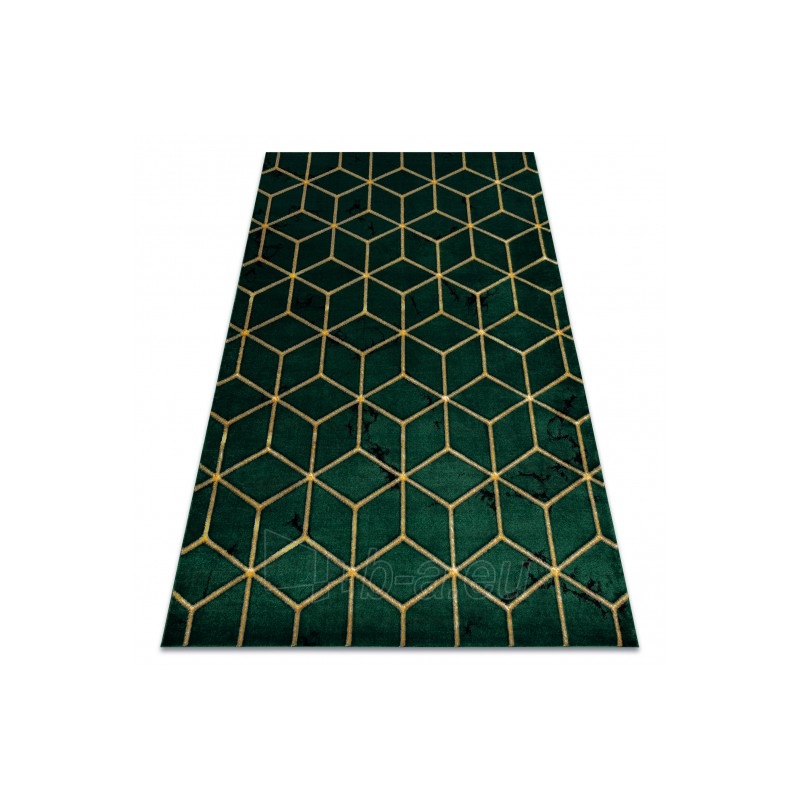 Žalios spalvos kilimas su auksto akcentais EMERALD Glamour | 120x170 cm paveikslėlis 16 iš 16