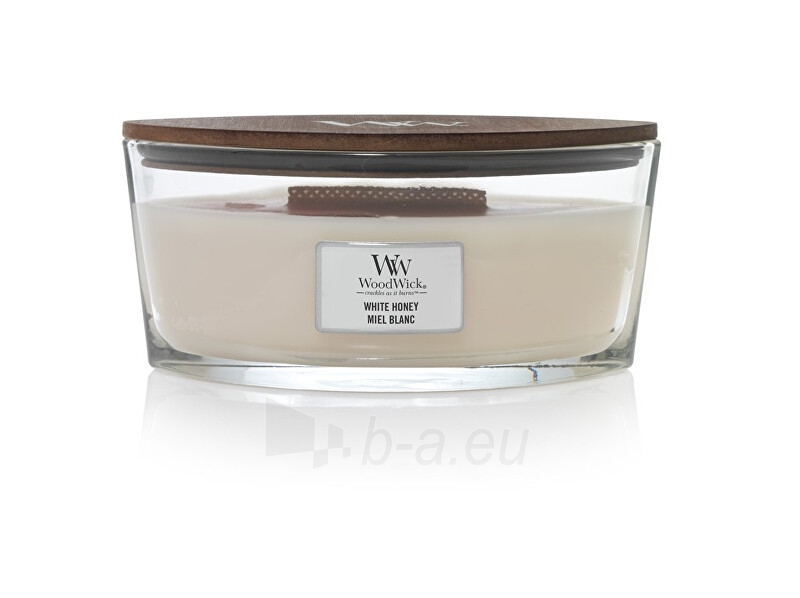 Žvakė WoodWick Scented candle ship White Honey 453.6 g paveikslėlis 1 iš 1