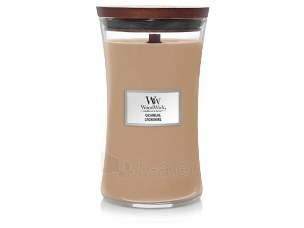 Žvakė WoodWick Scented candle vase large Cashmere 609.5 g paveikslėlis 1 iš 1