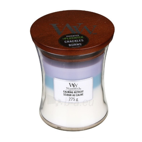 Žvakė WoodWick Scented medium candle Trilogy Calming Retreat 275 g paveikslėlis 1 iš 1