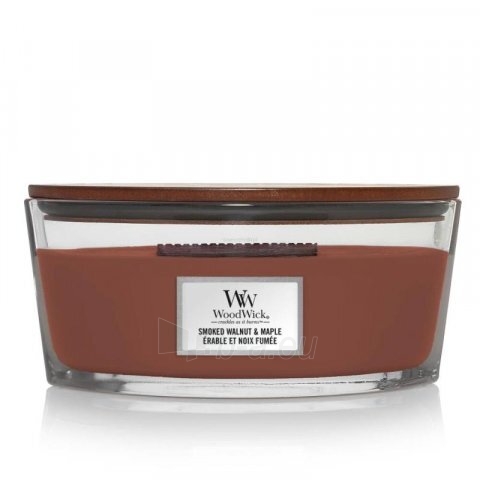 Žvakė WoodWick Smoked Walnut & Maple scented candle 453.6 g paveikslėlis 1 iš 1